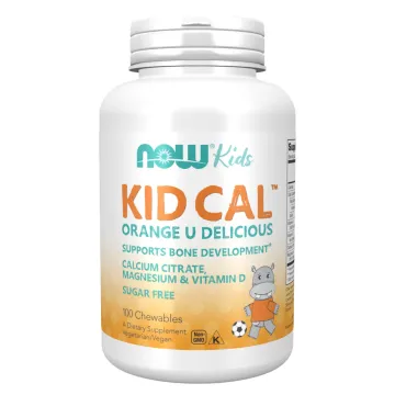 CITRATE DE CALCIUM + MAGNESIUM + VITAMINE D Kid Cal 100 comprimés à mâcher ORANGE CITRATE DE CALCIUM + MAGNESIUM + VITAMINE D Kid Cal 100 comprimés à mâcher ORANGE