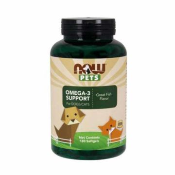 OMEGA-3 SUPPORT POUR CHIENS/CHATS - 180 perles