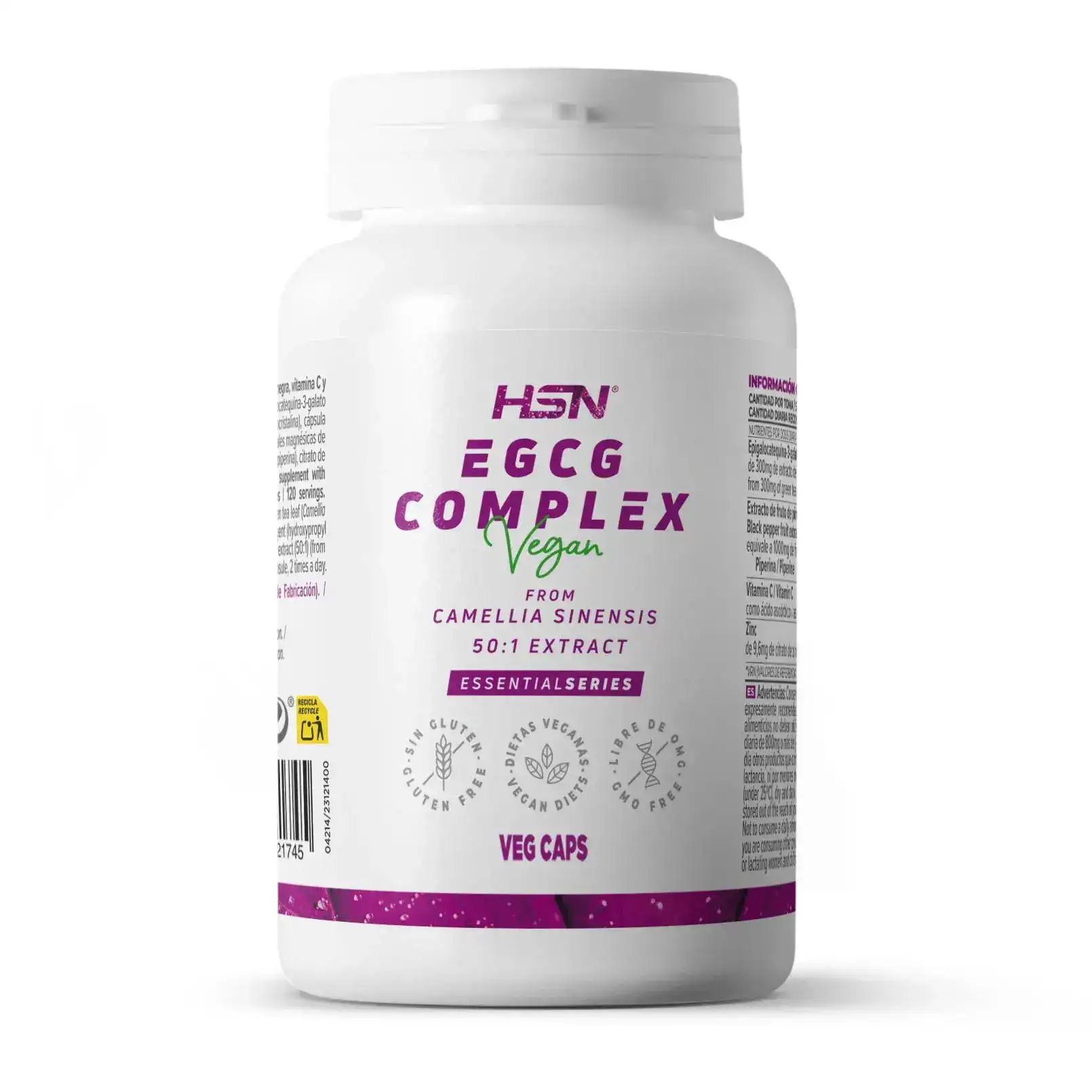 Complément Alimentaire Skoczylas - Zinc, Cuivre + Extrait De Thé Vert (EGCG), 60 Capsules, Marque Purelab