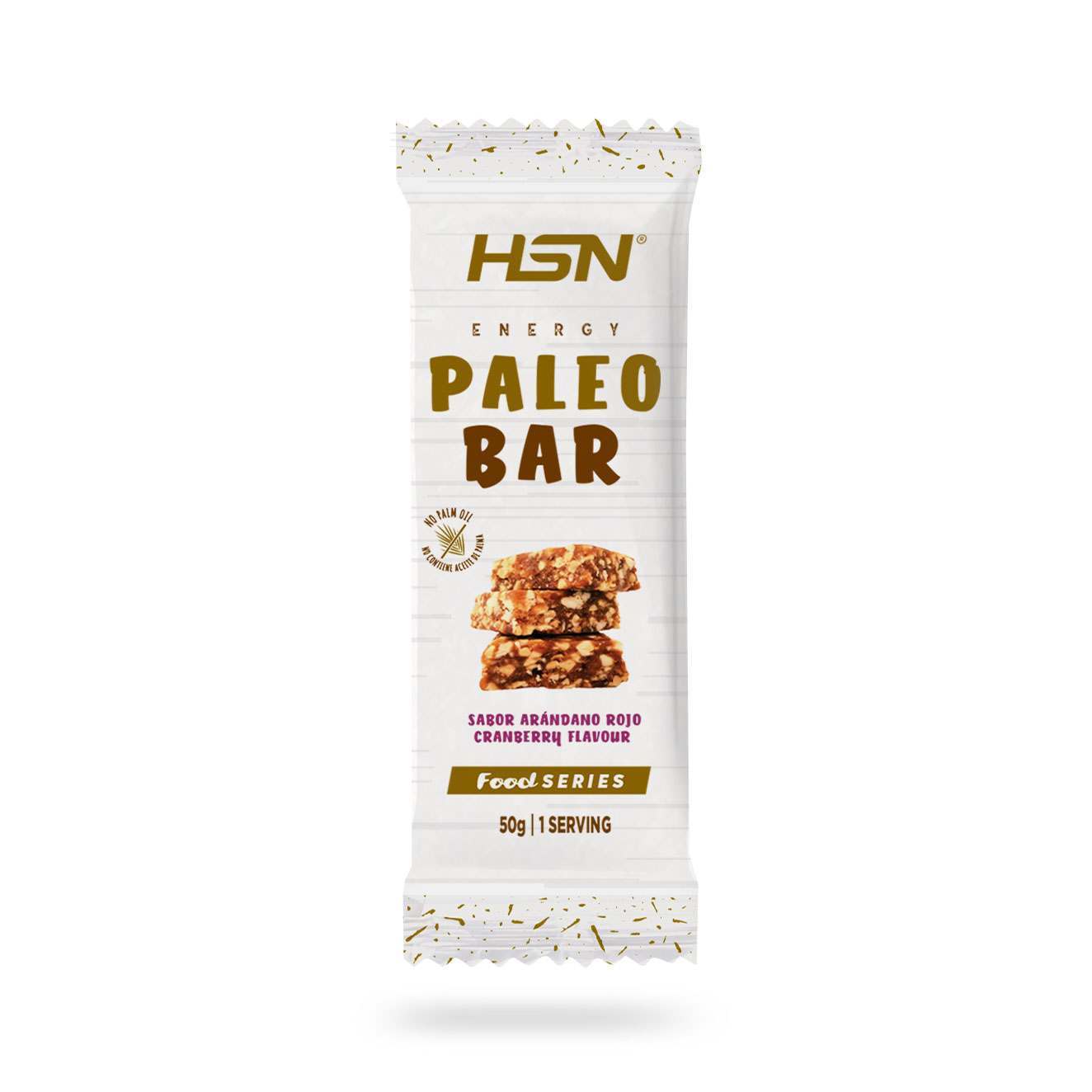 ENERGY PALEO BAR 50g CANNEBERGE