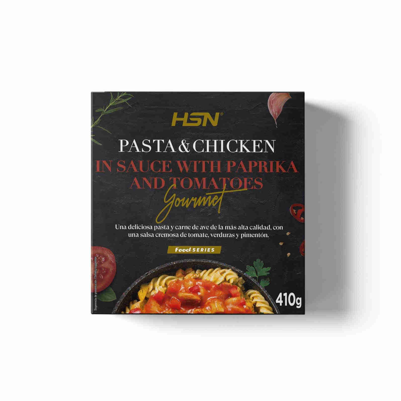 PLAT PRÉPARÉ STYLE GOURMET PÂTES AU POULET À LA SAUCE TOMATE ET AU PAPRIKA - 410g