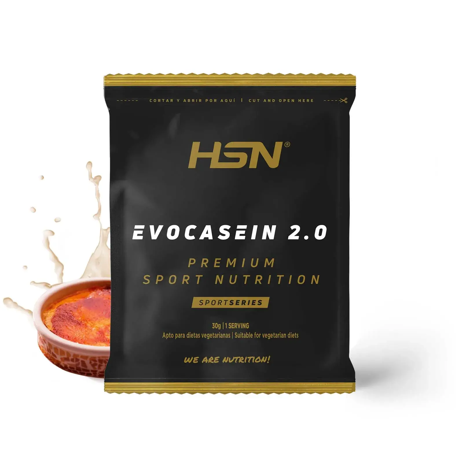 MONODOSE EVOCASEIN 2.0 (CASÉINE MICELLAIRE + DIGEZYME®) 30g CRÈME CATALANE
