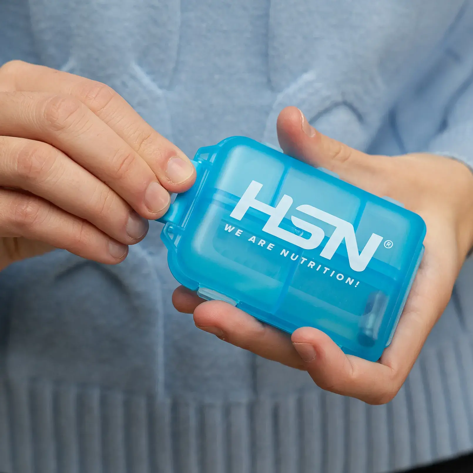 PILULIER HEBDOMADAIRE HSN BLEU CIEL