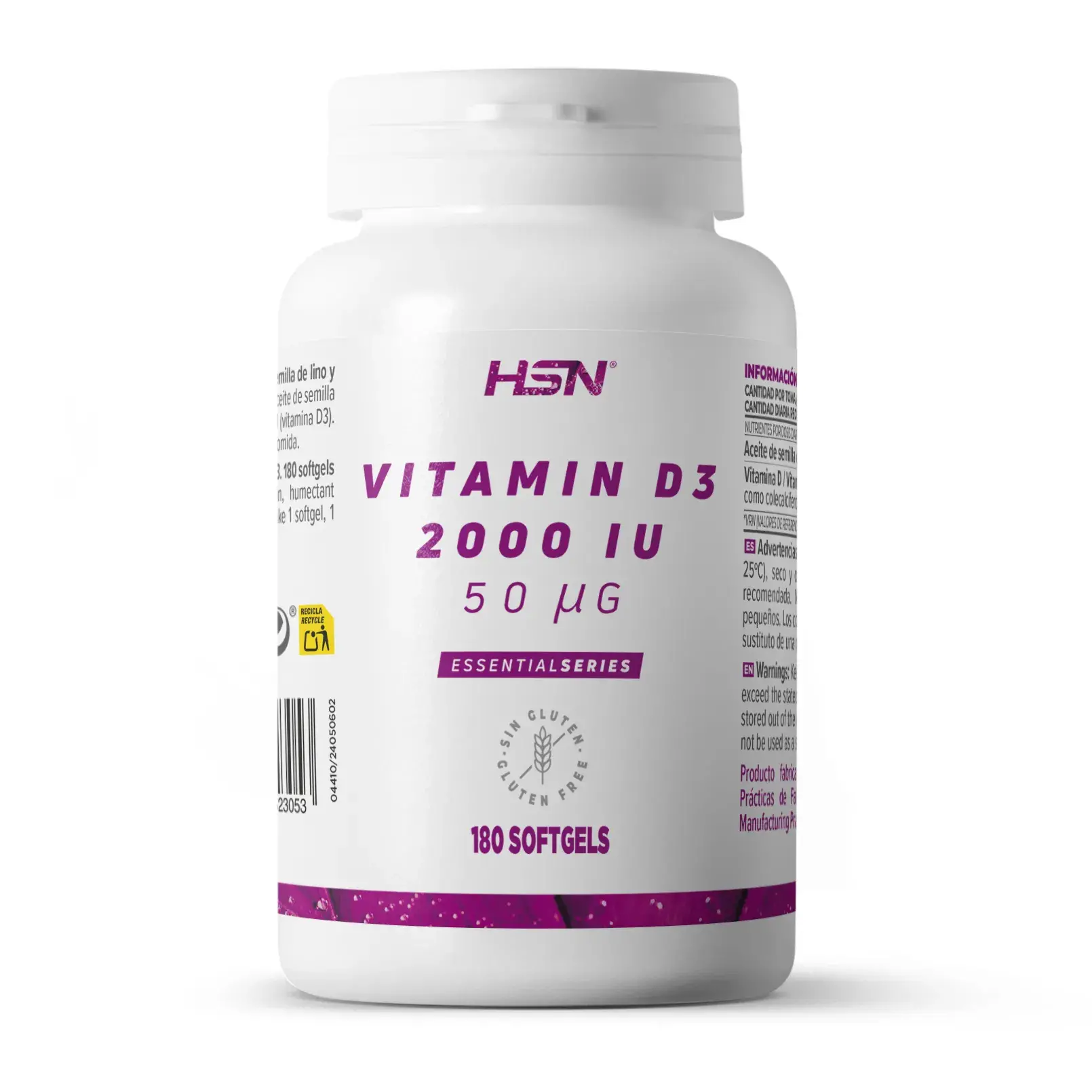VITAMINE D3 2000UI - 180 softgels