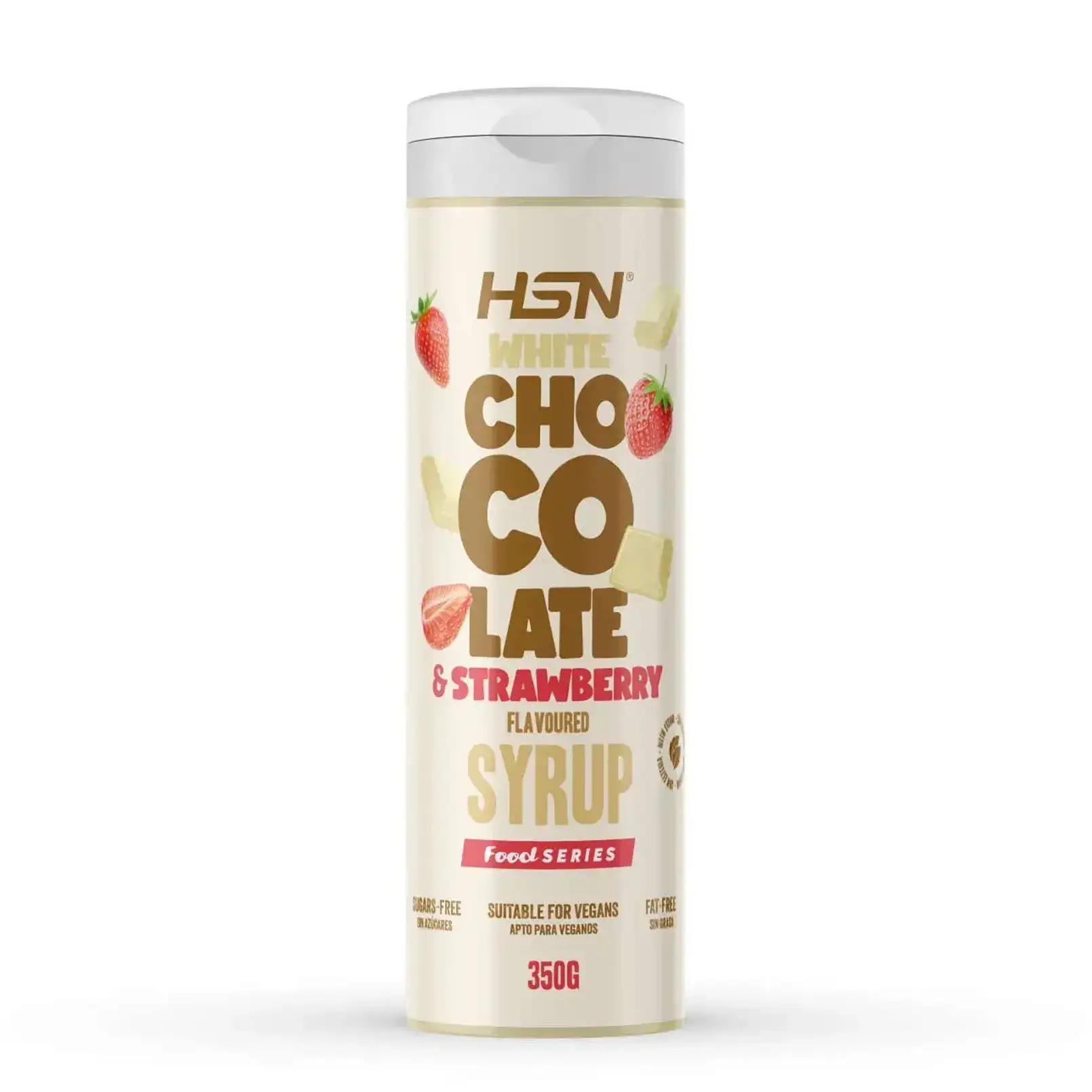 SIROP CHOCOLAT BLANC ET FRAISE – 350 g