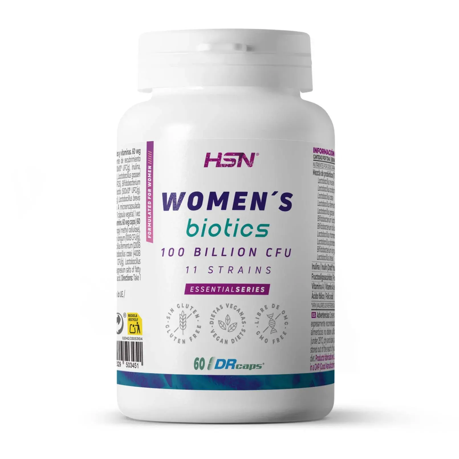 WOMEN'S BIOTICS (PROBIOTIQUES) 100B UFC - 60 veg caps