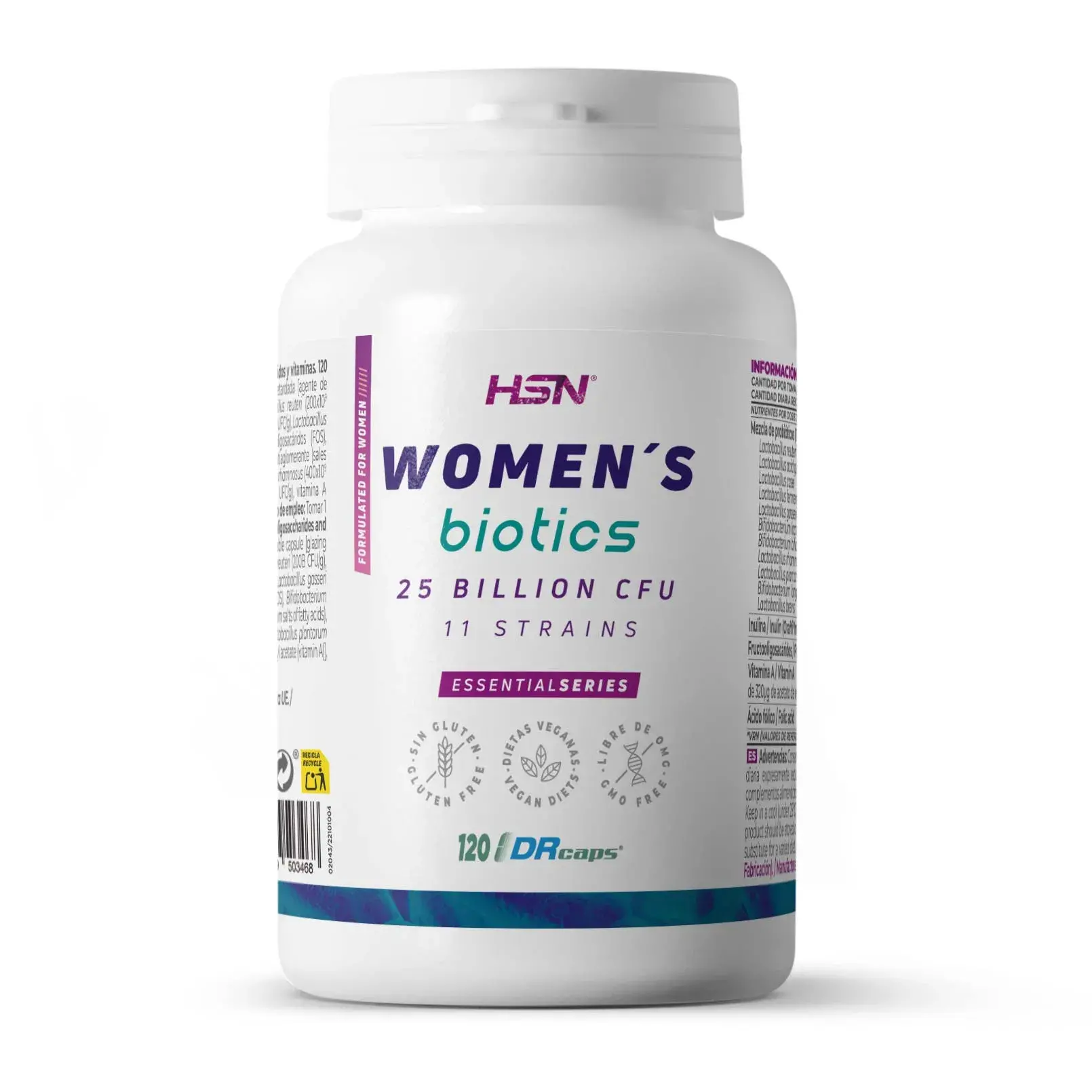 WOMEN'S BIOTICS (PROBIOTIQUES) 25B UFC 120 veg caps