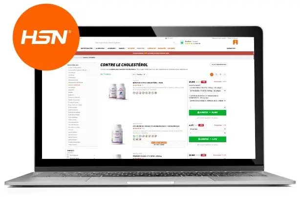 Produits pour r&eacute;duire le cholest&eacute;rol HSN