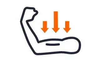 icône masse musculaire.