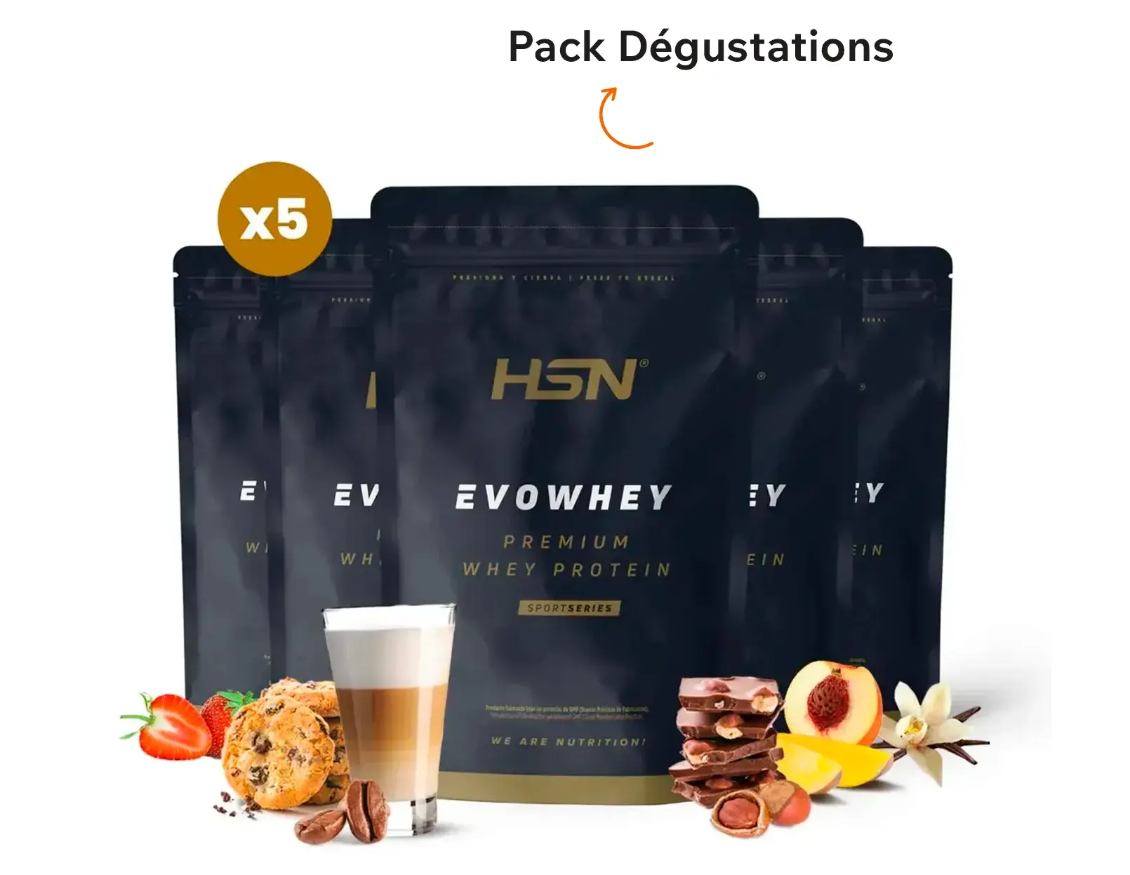 Pack d&eacute;gustation de prot&eacute;ines HSN
