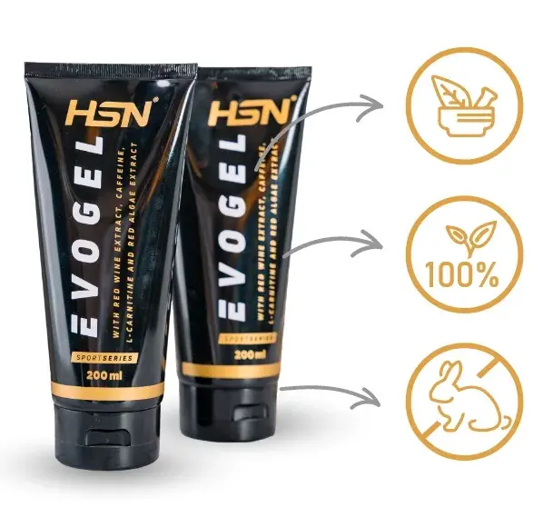 Crèmes réductrices sur la peau.