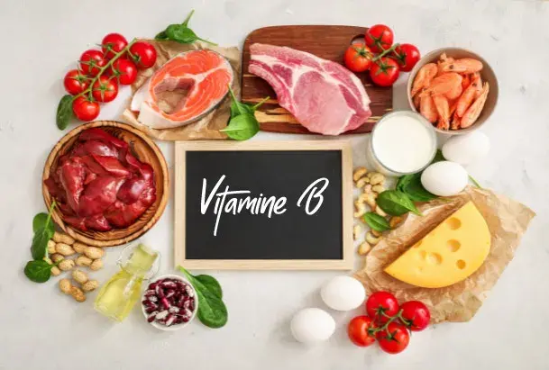 Vitamine B chez HSN